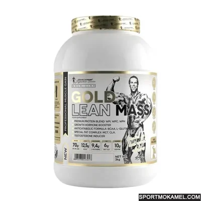 گینر ۳ کیلویی کوین لورون مدل Gold Lean Mass برای افزایش وزن و حجم عضلات