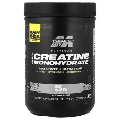 کراتین مونوهیدرات پلاتینیوم ماسل تک(Platinum 100% Creatine Monohydrate MuscleTech)
